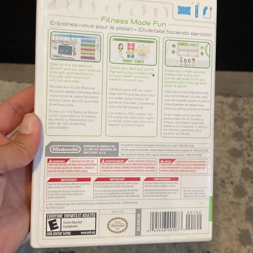 Wii Fit Nintendo Wii Game Complete w/ Case & Disc Tested Working